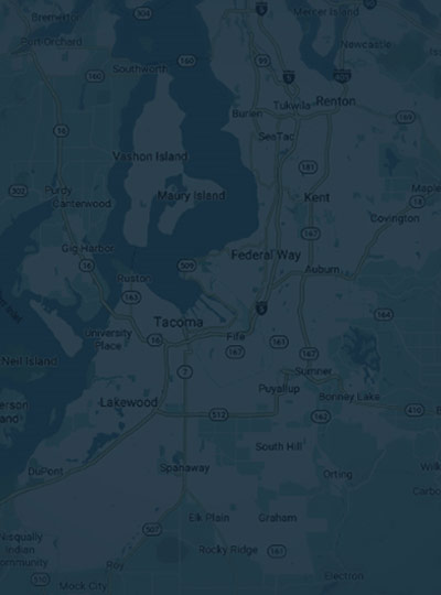 Areas of Services Map